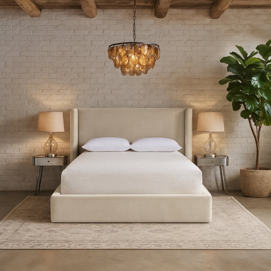 Kendall Velvet Upholstered Bed - Image 2