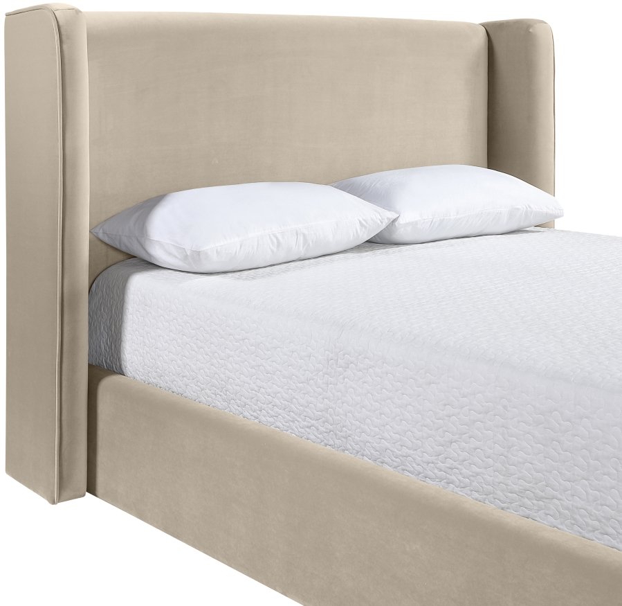 Kendall Velvet Upholstered Bed - Image 6