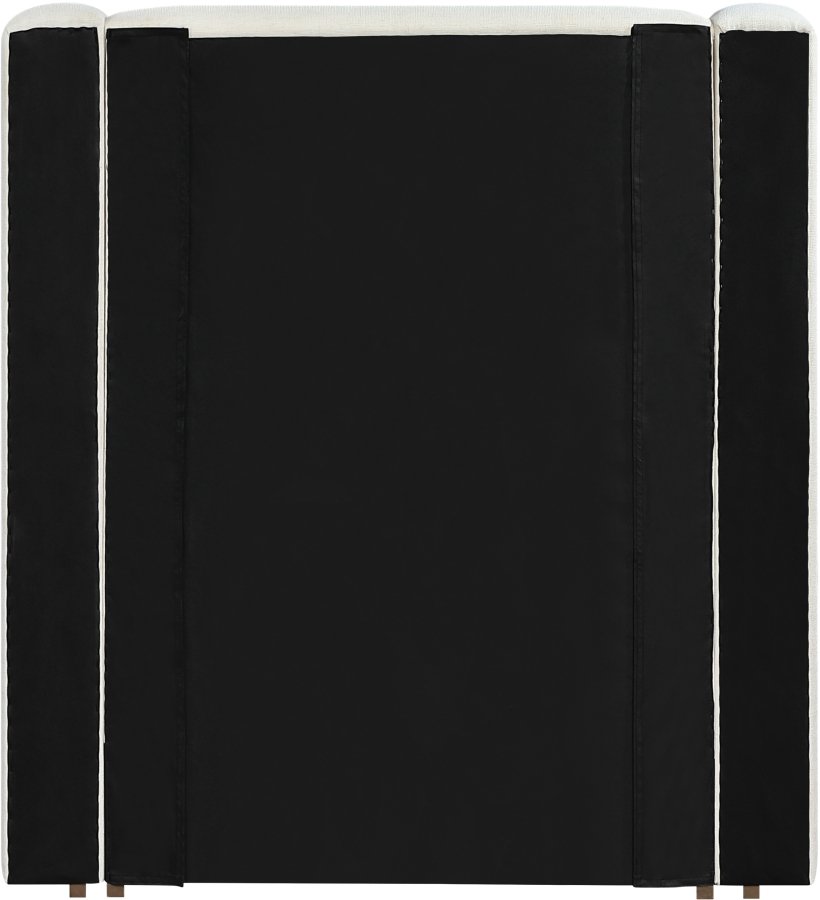 Solange Linen Textured Fabric Upholstered Twin Bed - Image 5