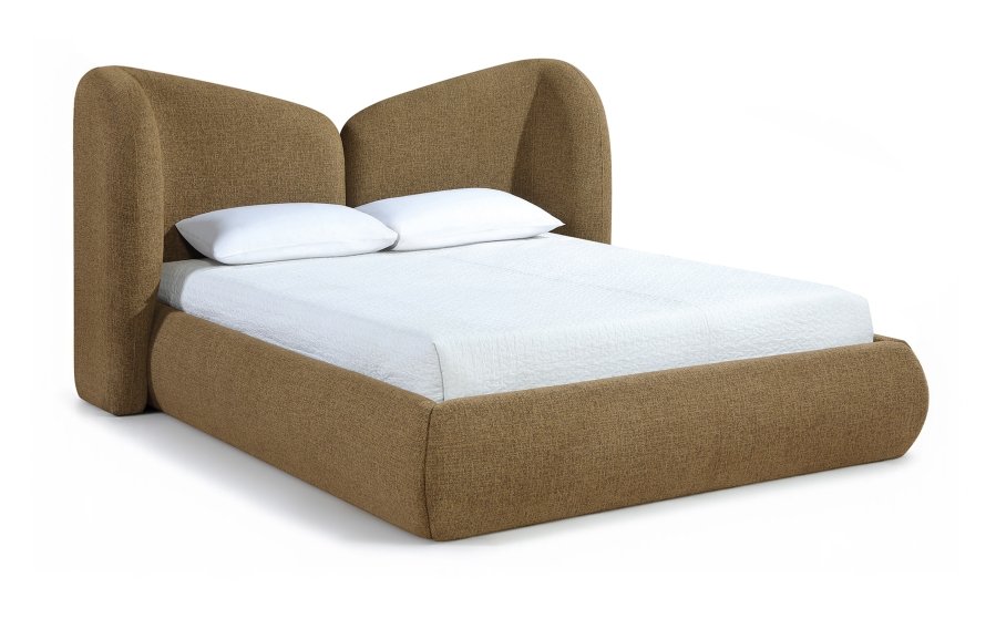 Elowen Chenille Fabric Upholstered Bed