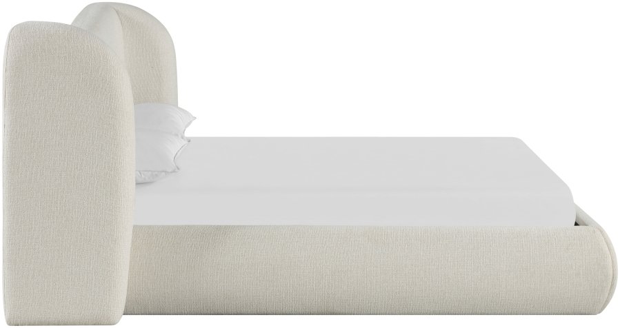Elowen Chenille Fabric Upholstered Bed - Image 4