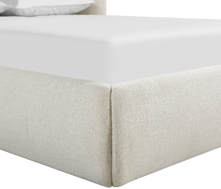 Elowen Chenille Fabric Upholstered Bed - Image 9