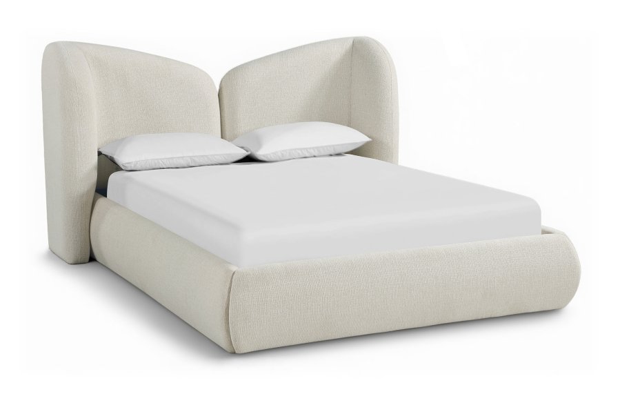 Elowen Chenille Fabric Upholstered Bed
