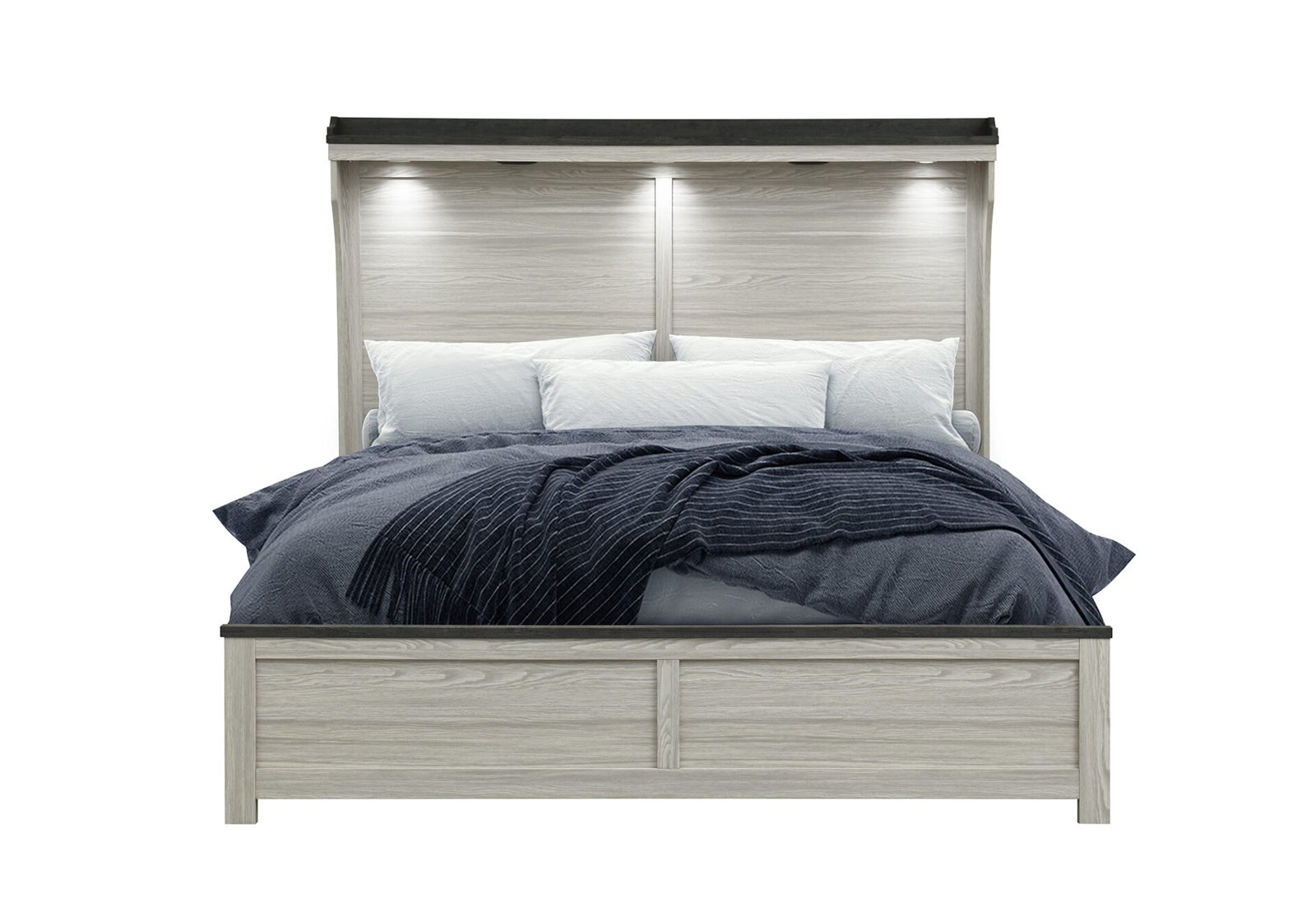 ASHLEY BROWN KING BED