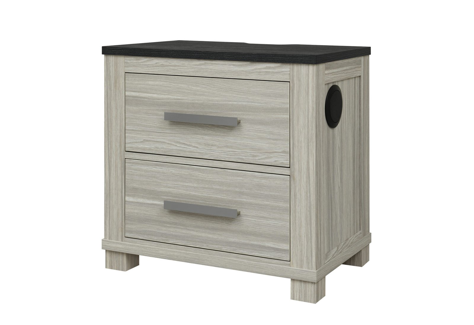 ASHLEY BROWN NIGHTSTAND W/USB & SPEAKER - Image 2