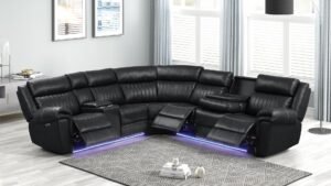 AVIATOR SECTIONAL SOFA BLACK
