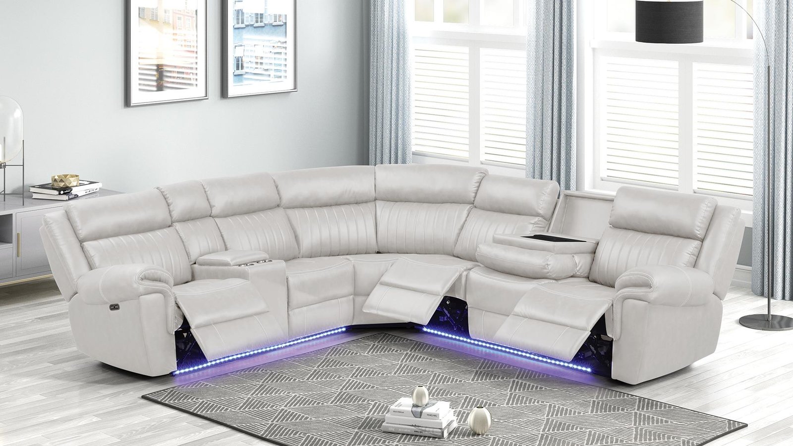 AVIATOR SECTIONAL SOFA ICE