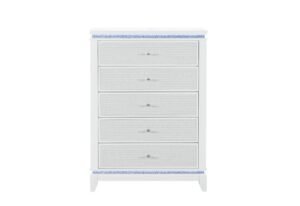 ALINA WHITE CHEST W/ LED