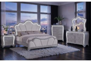 ARIA SILVER KING BED GROUP