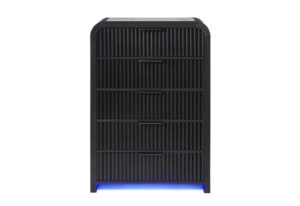 BECKETT WHT/BLK CHEST W/ LED