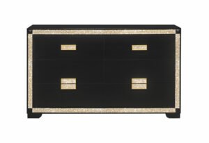 BLAKE BLACK/GOLD DRESSER