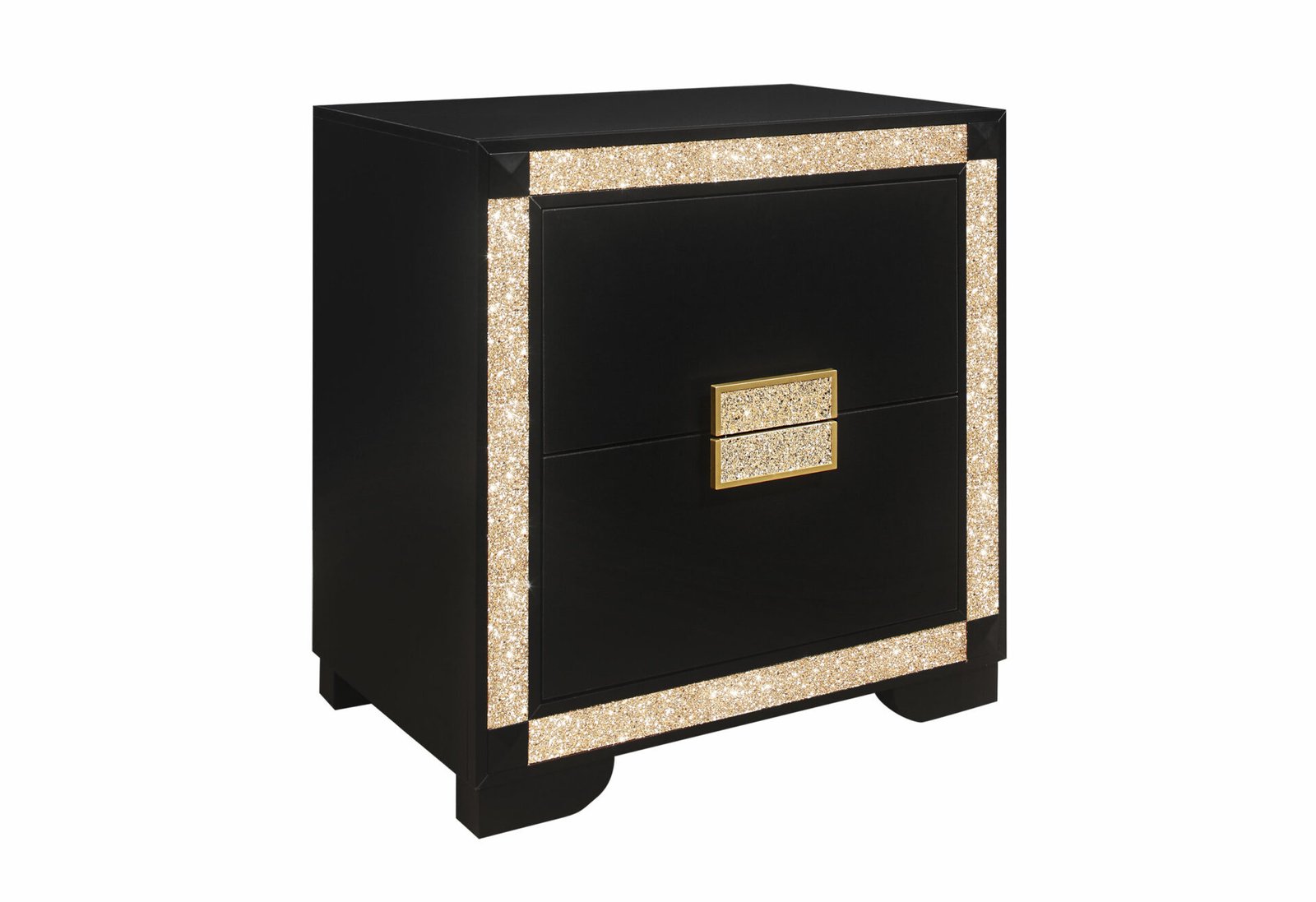 BLAKE BLACK/GOLD NIGHTSTAND - Image 2