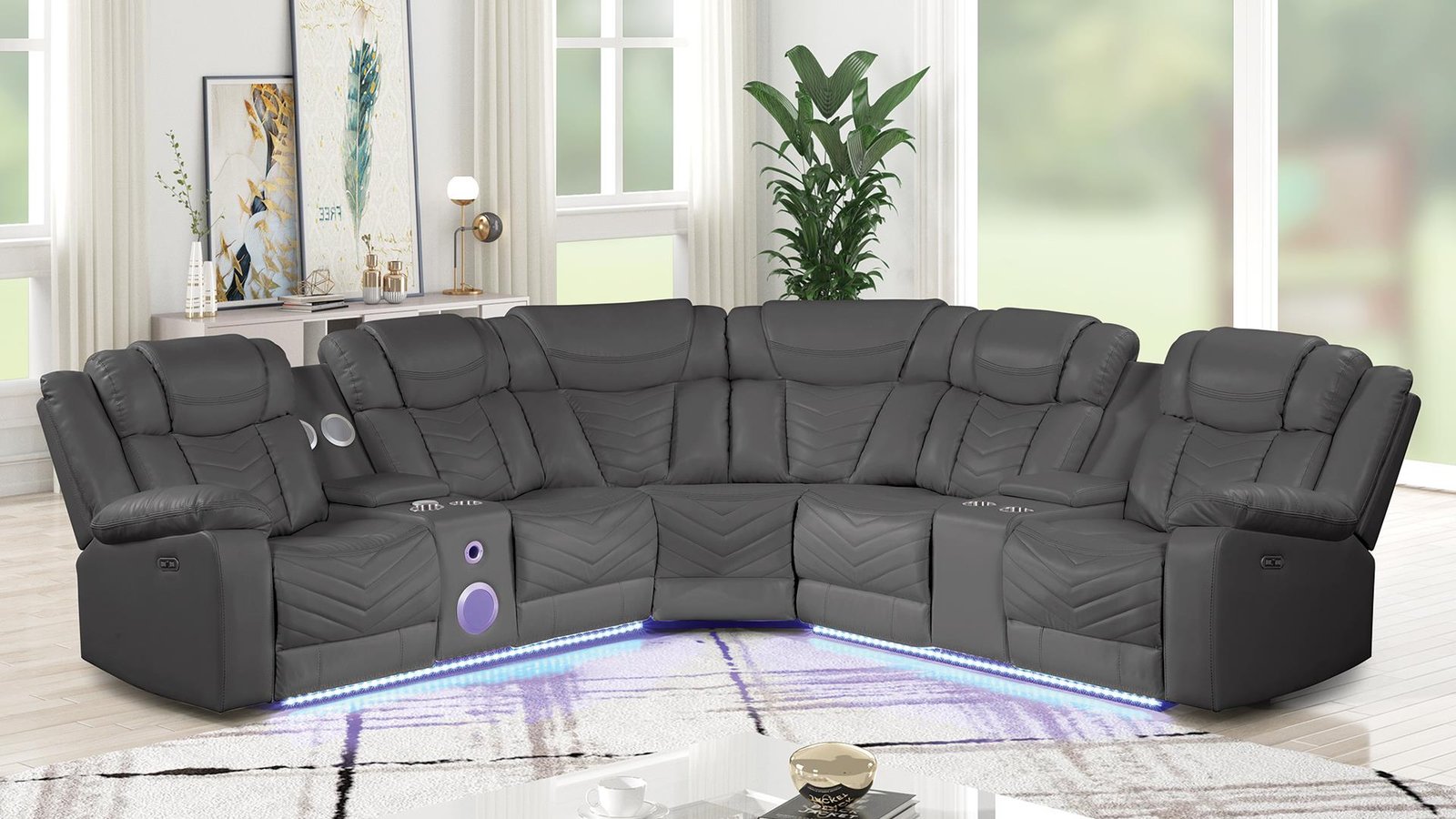 CHALLENGER SECTIONAL SOFA GRAY