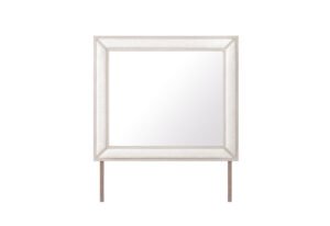 CLARA BEIGE UPHOLSTERED MIRROR