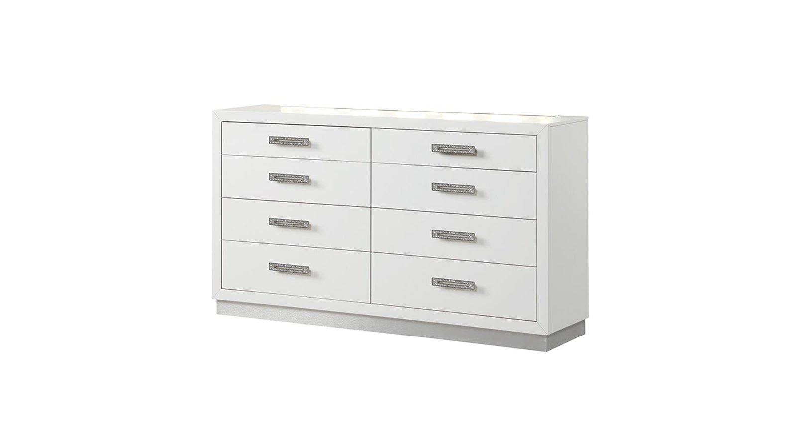 COCO QUEEN 5 PC BEDROOM SET IN MILKY WHITE - Image 7