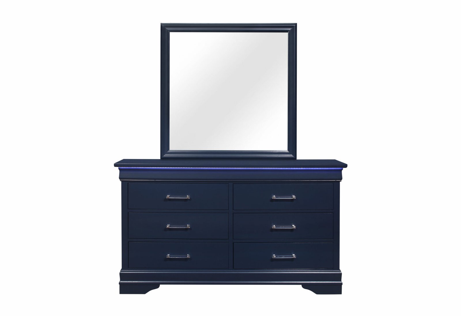 CHARLIE BLUE FULL BED GROUP WITH LED - Image 6