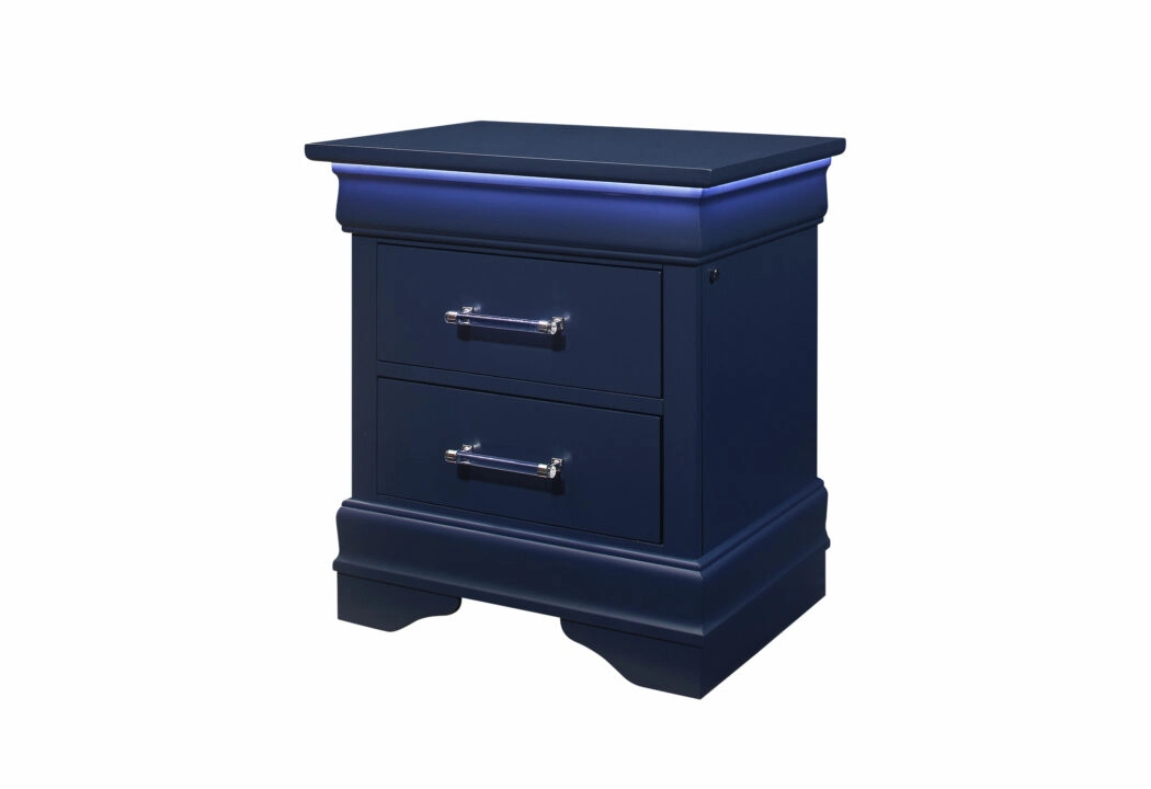 CHARLIE BLUE NIGHTSTAND WITH LED - Image 2