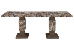 D12 BROWN DINING TABLE