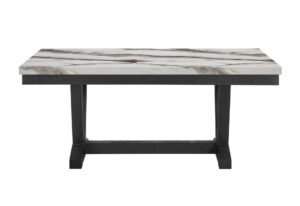D1319 BLACK/WHITE DINING TABLE