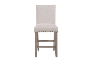 D1622 WHITE BAR STOOL