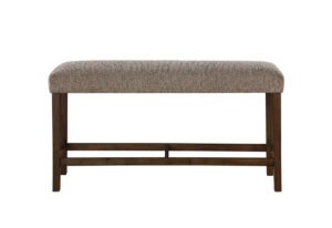 D4355 BROWN BAR TABLE BENCH
