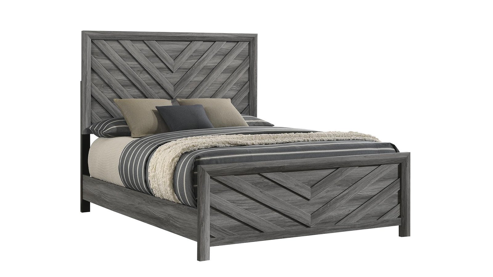 DENVER TWIN BED IN GRAY