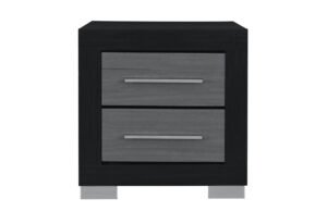 EMMA BLACK/GREY NIGHTSTAND