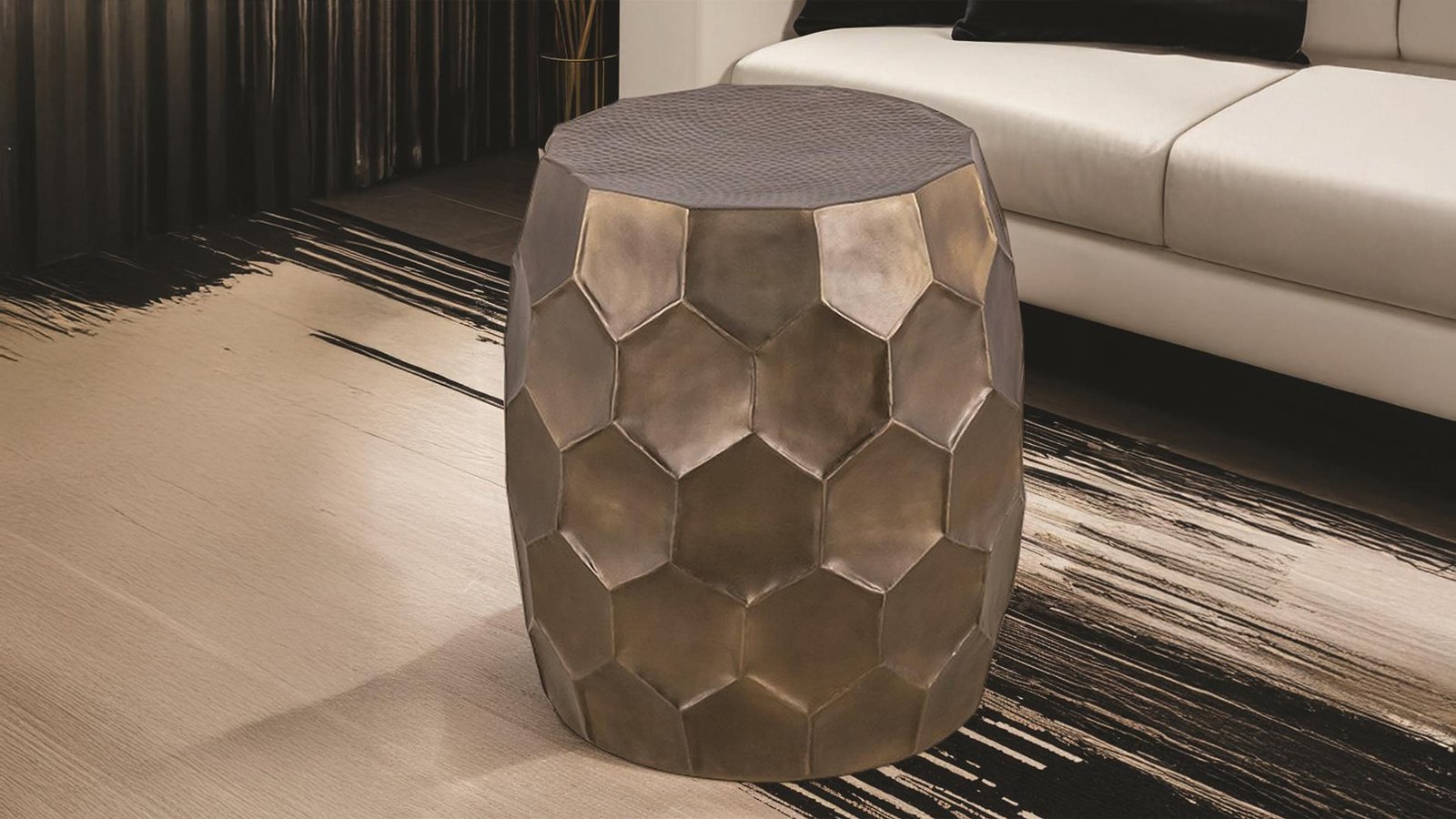ET-101-25-18 END TABLE GOLD