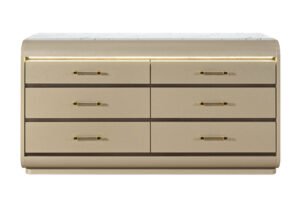 GENESIS GOLD DRESSER WITH LED