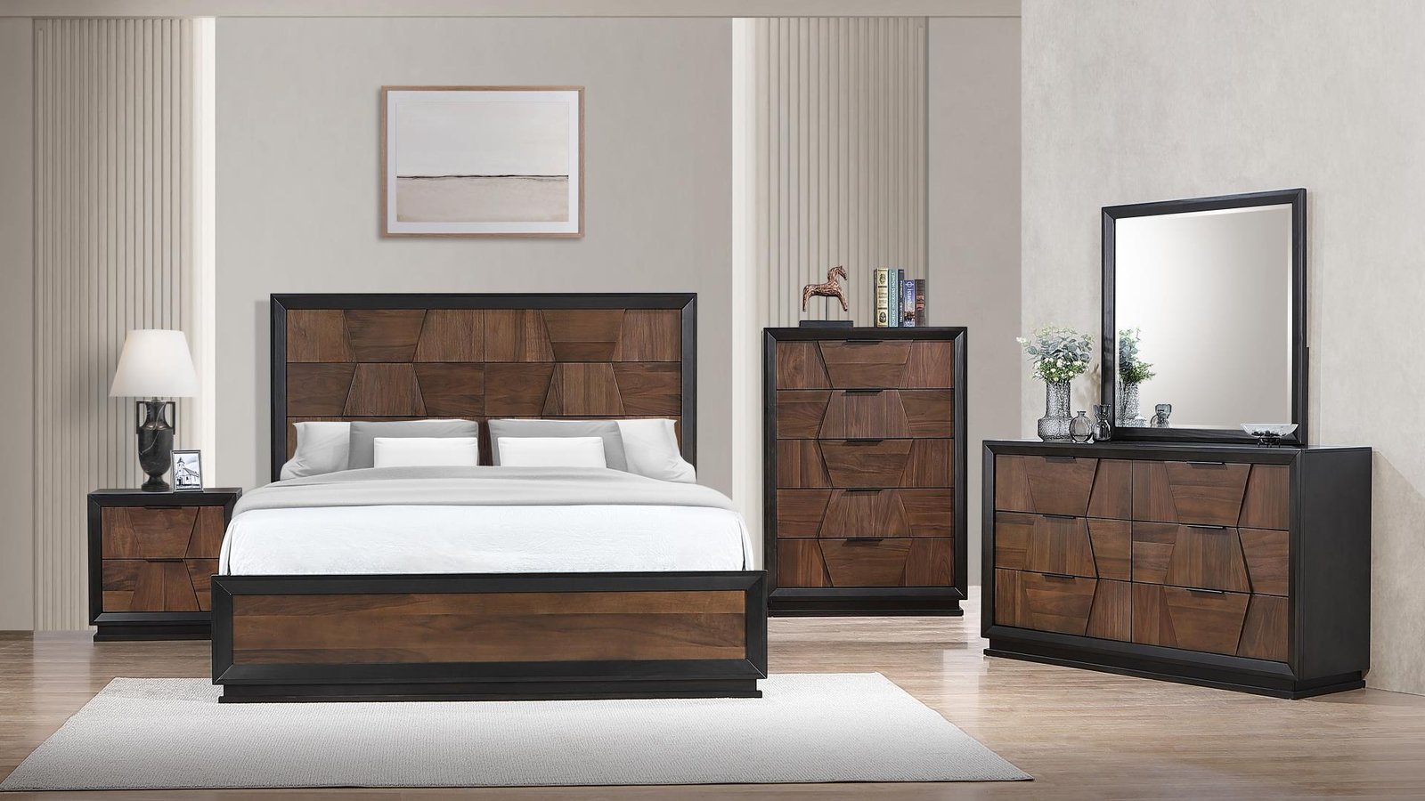 HOUSTON QUEEN 5 PC BEDROOM SET