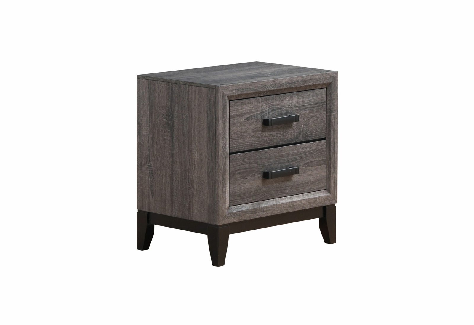 KATE FOIL GREY NIGHTSTAND - Image 2