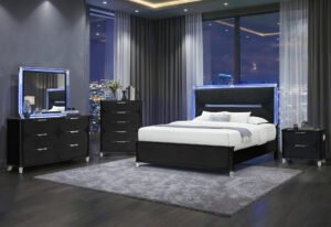 LANDO BLACK KING BED GROUP