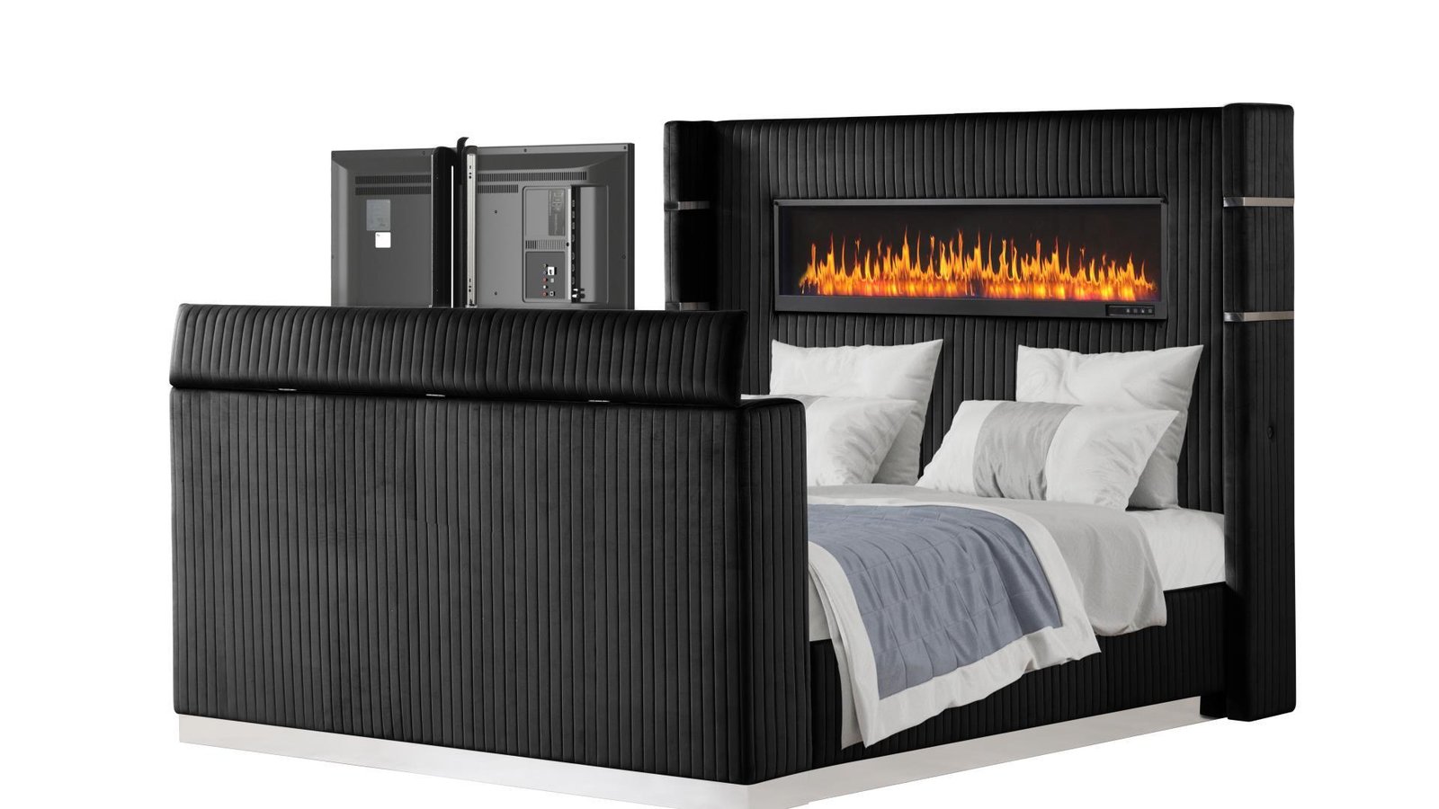 LAVISH KING BED BLACK