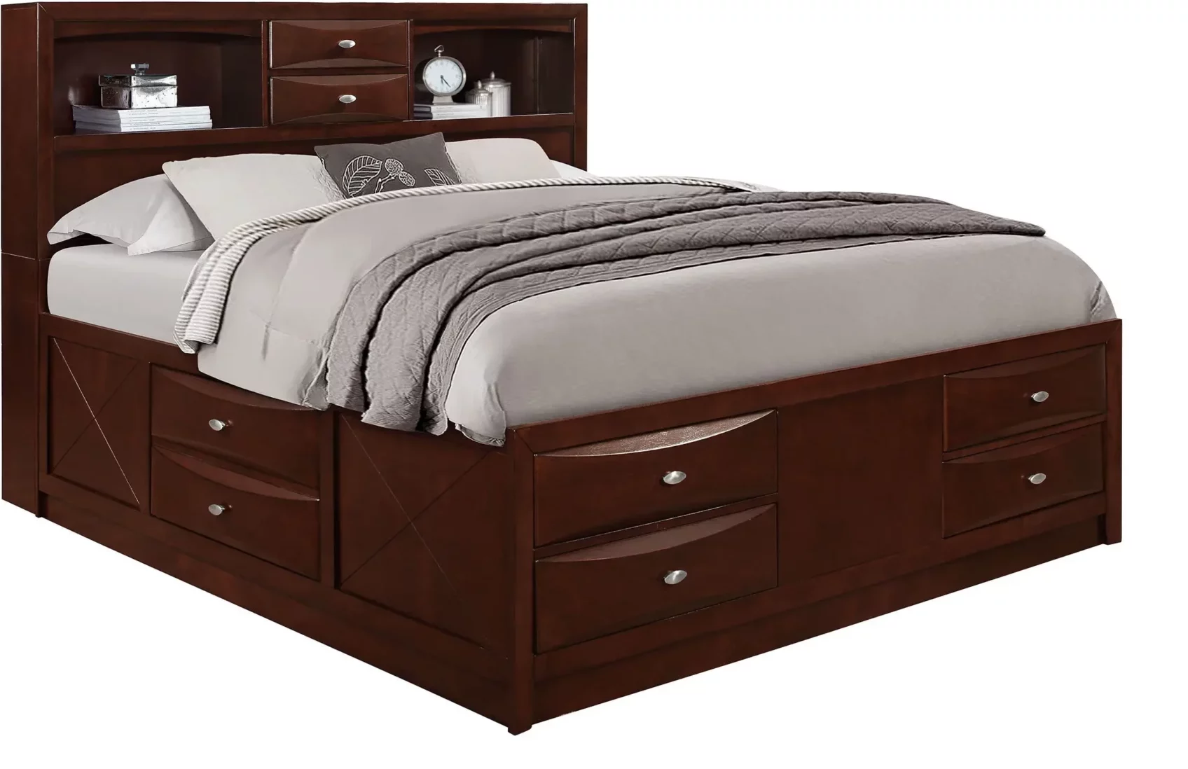 LINDA MERLOT QUEEN BED - Image 3