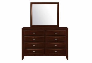 LINDA NEW MERLOT MIRROR