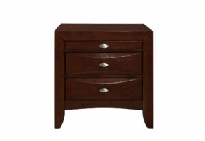 LINDA NEW MERLOT NIGHTSTAND