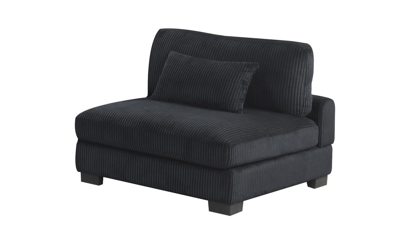 BENTLEY ARMLESS CHAIR – BLACK