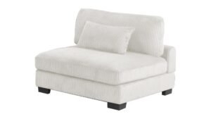 BENTLEY ARMLESS CHAIR - CREAM
