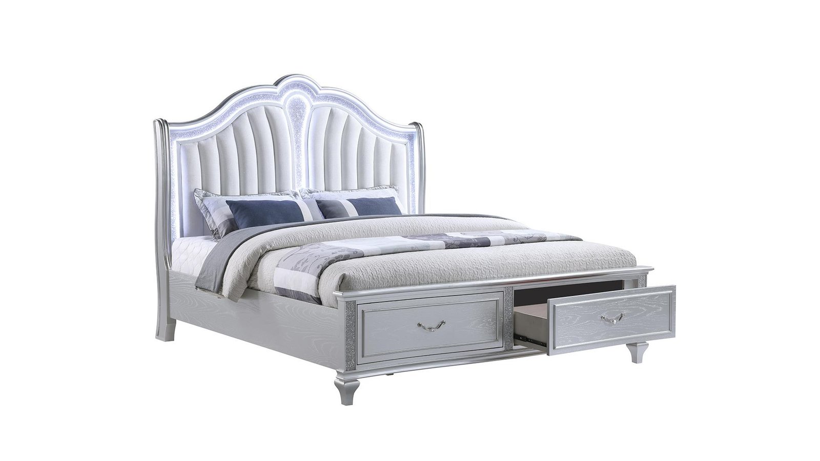MYSTIC KING BED SILVER