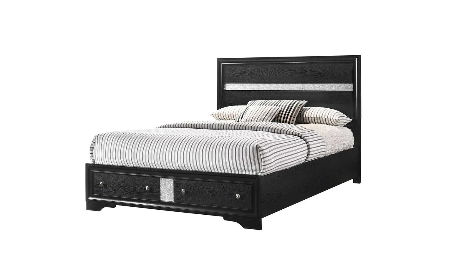 MATRIX QUEEN BED BLACK - Image 4