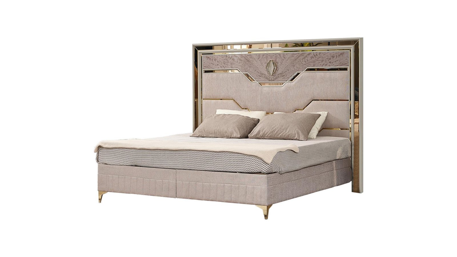 OMARI KING BED BEIGE