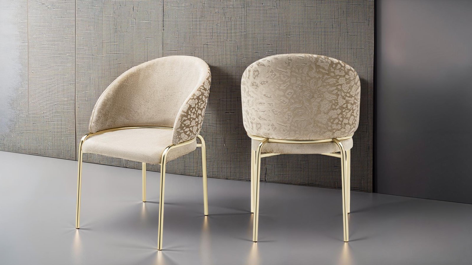 ONYX STEEL LEGS BEIGE – 2 CHAIRS PER BOX