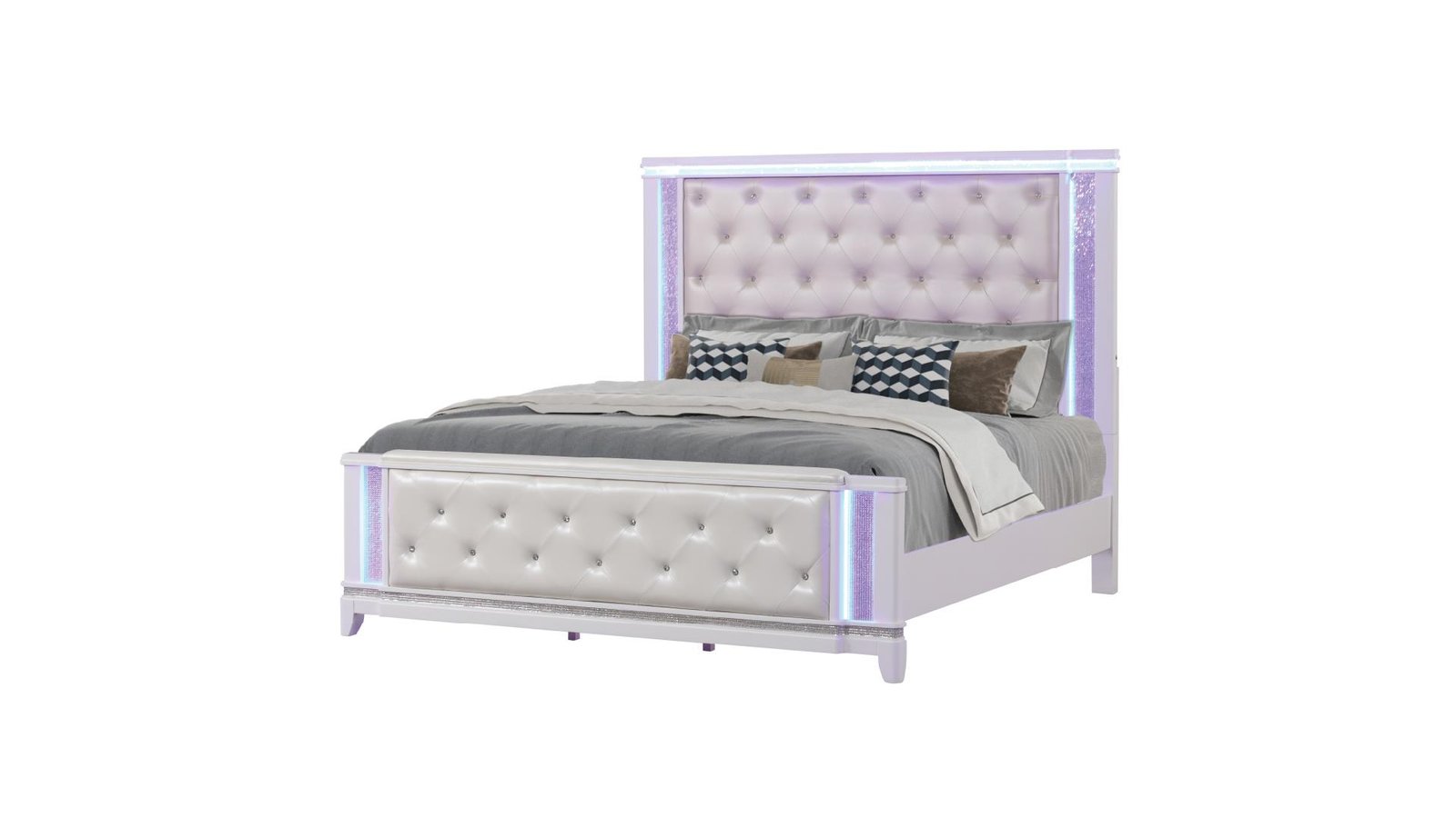 OPIUM KING BED MILKY WHITE