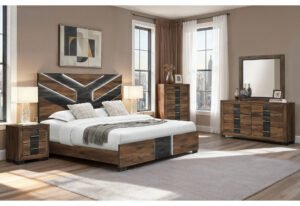 OPTIMUS BROWN/BLACK FULL BED GROUP