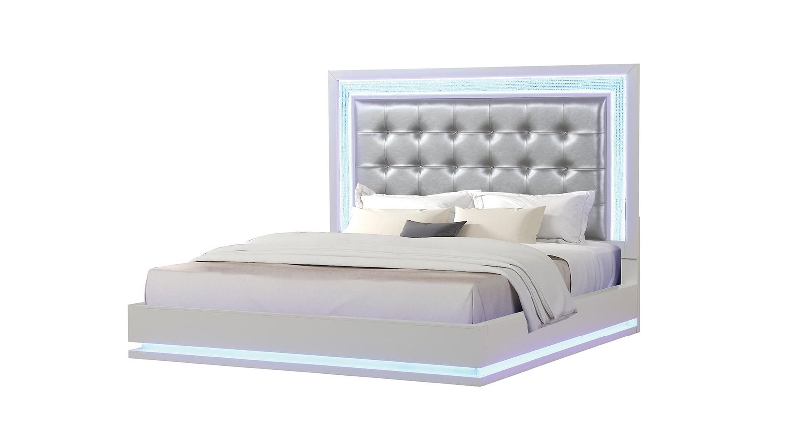 PASSION QUEEN BED MILKY WHITE - Image 3