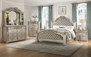 PLATINUM SILVER BEDROOM