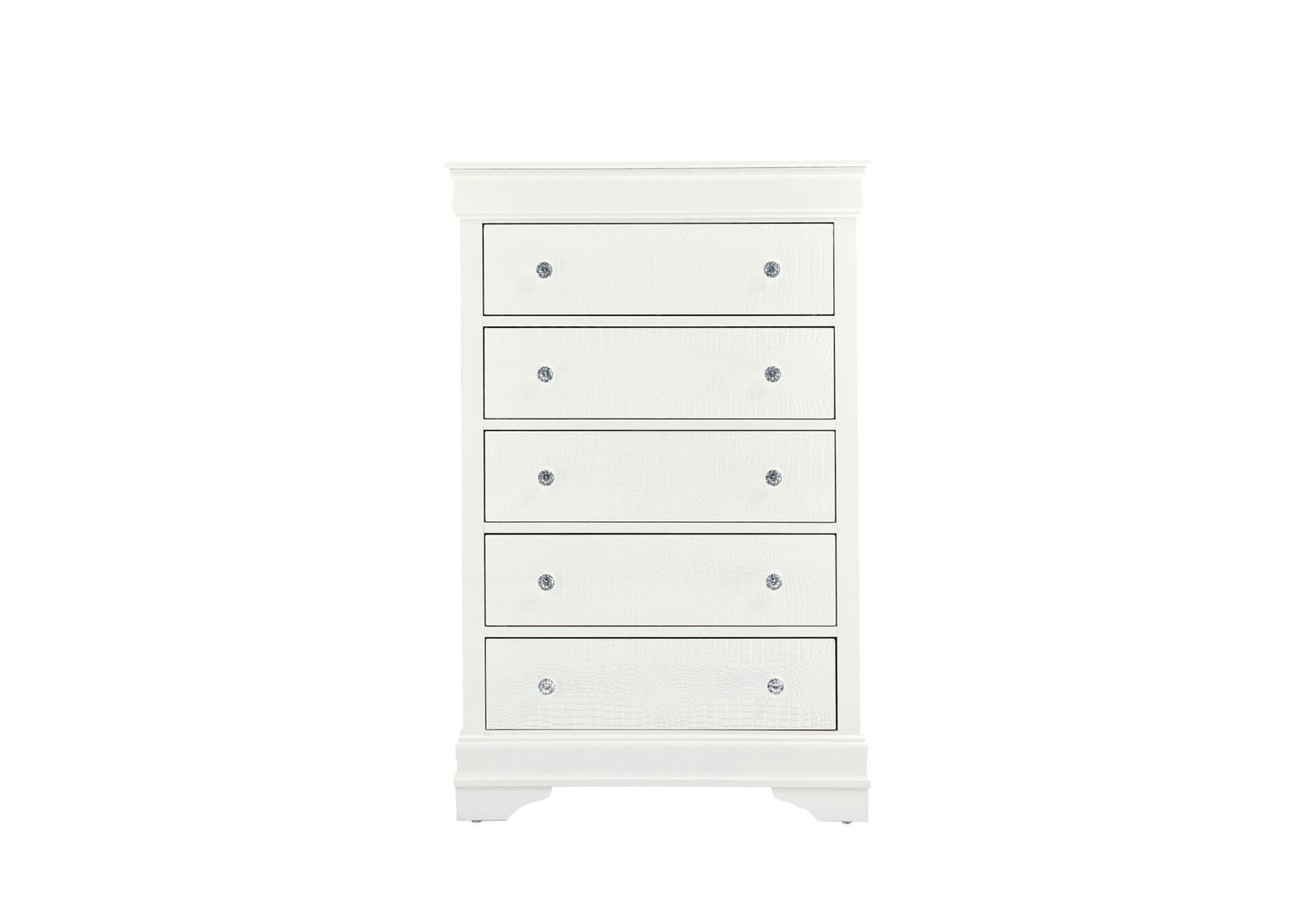 POMPEI METALLIC WHITE CHEST