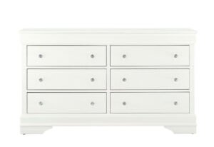 POMPEI METALLIC WHITE DRESSER