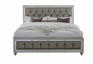 RILEY SILVER QUEEN BED