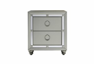 RILEY SILVER NIGHTSTAND